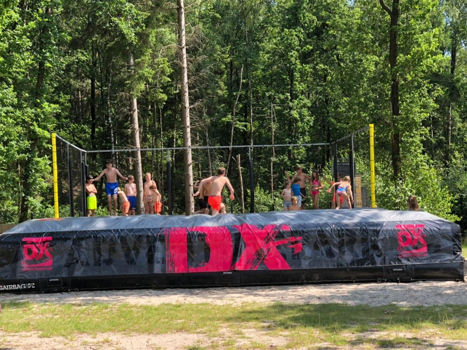 trampolines met Bigairbag