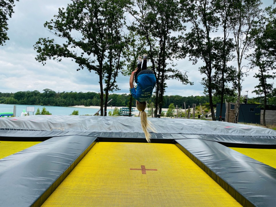 Trampolines met Bigairbag